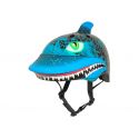 C-PREME - Casco Infantil Child Shark Attax en color azul y negro | casco bicicleta niño niña | tiburón
