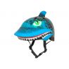 C-PREME - Casco Infantil Child Shark Attax en color azul y negro | casco bicicleta niño niña | tiburón