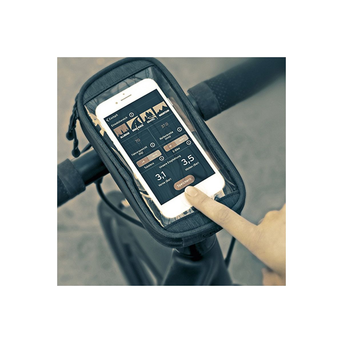 SKS - Bolsa Smartphone 15.5x8x1.5cm impermeable