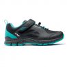 Zapatillas mtb NorthWave Escape EVO mujer negro / aqua | the bike village | woman | bicicleta | pedal automatico