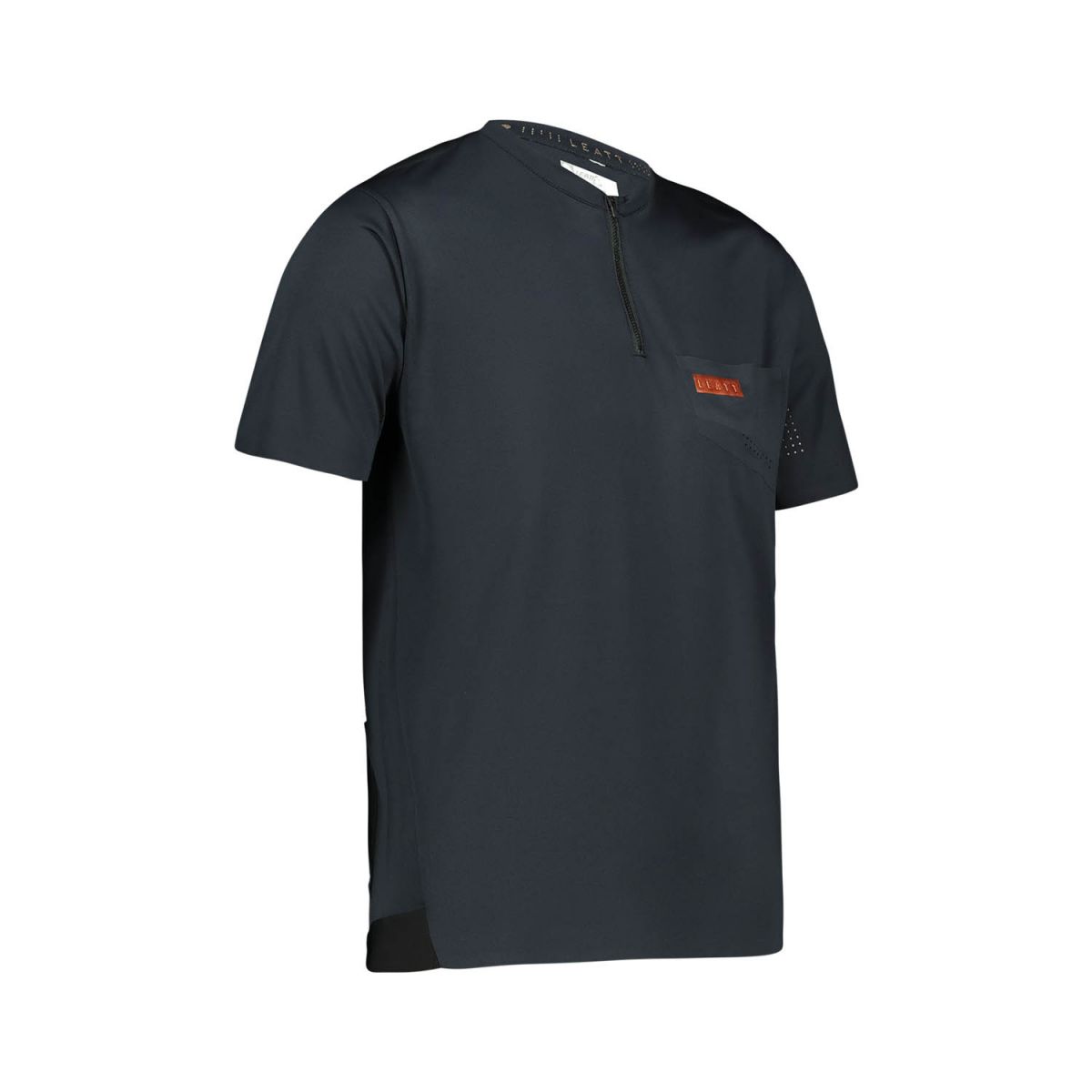 Camiseta de manga corta Leatt Trail 3.0 color negro para enduro | Mtb | The Bike Village | Maresme | Barcelona