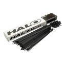Halo pack de radios aluminio color negro 256mm