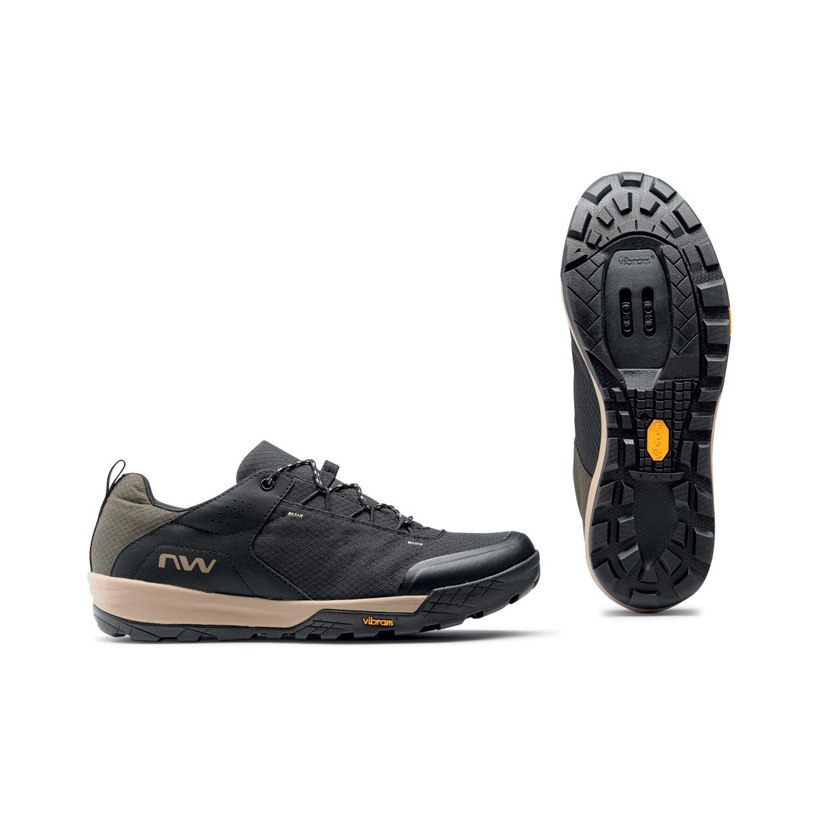 Zapatillas de enduro para pedal automático Northwave Rockit color Negro Forest | the bike village | bicicleta