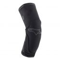Rodilleras Alpinestars Paragon Plus con logo color negro para enduro mtb y all mountain | ebike