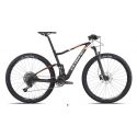Bicicleta Olympia F1 X SXE carbono Negro/blanco talla L bicicleta XC | DOBLE SUSPENSION BARATA