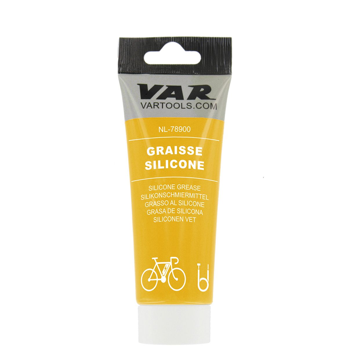 Grasa de silicona Var NL-78900 100ml para mantenimiento batería bicicleta électrica | ebike | thebikevillage