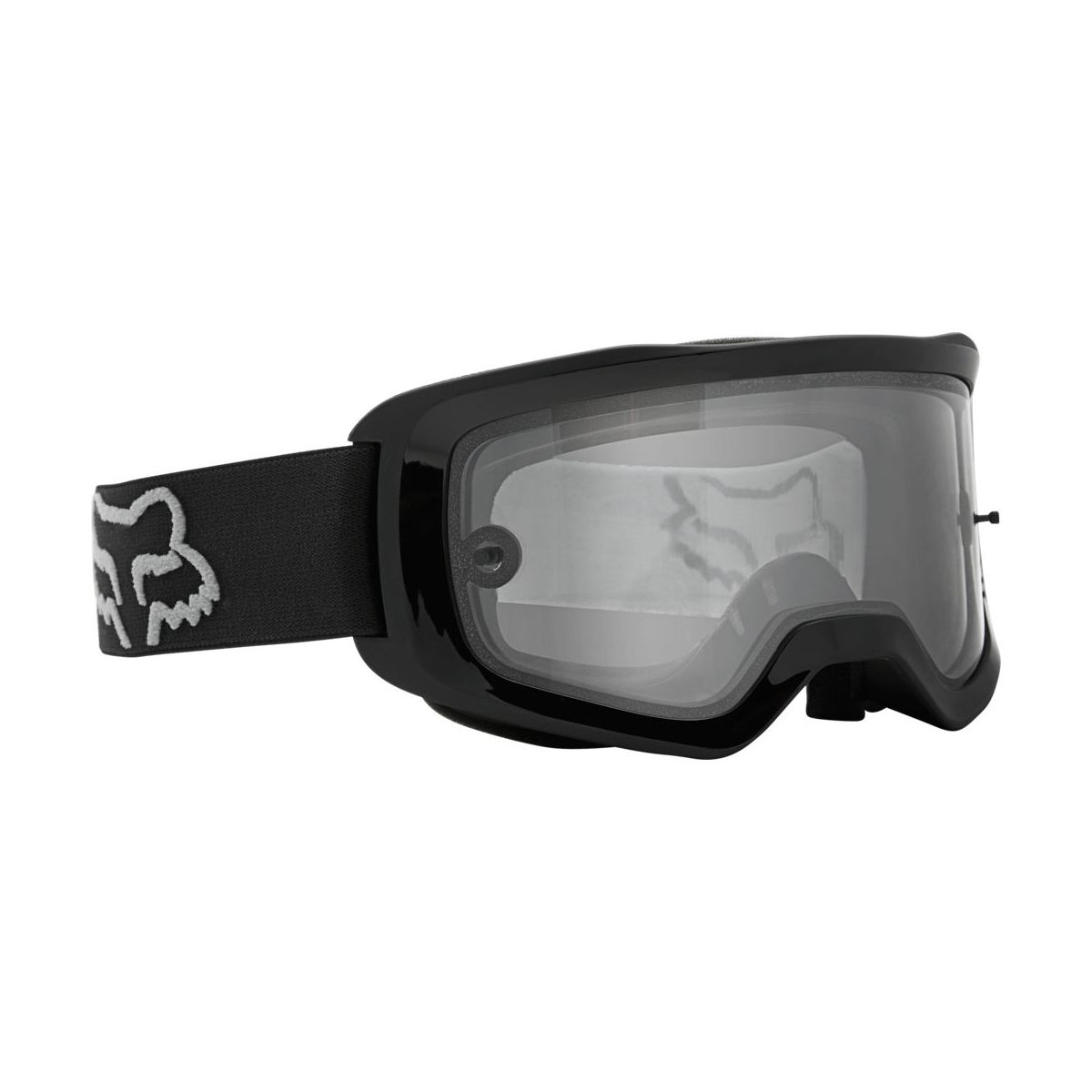 Gafas máscara Fox Main X Stray lente transparente color negro para descenso y enduro | the bike village 26471