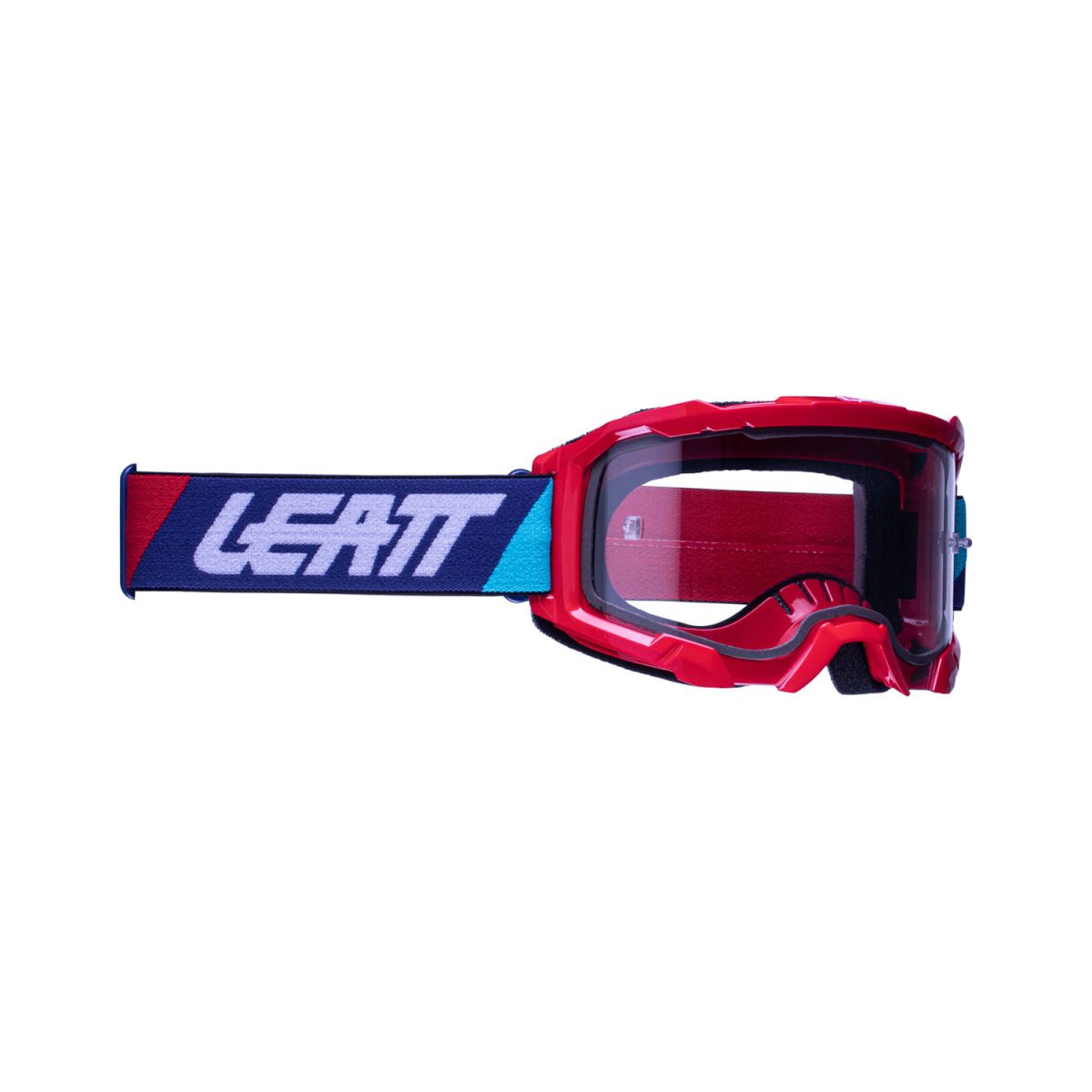 Máscara Leatt Velocity 4.5 rojo transparente 83% | azul | descenso | enduro | mtb