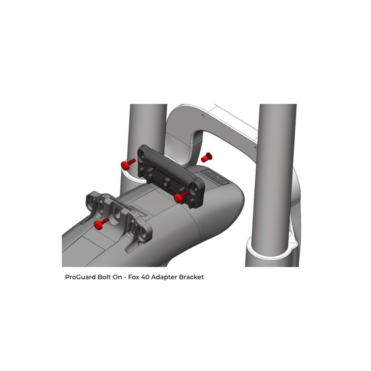 montaje adaptador proguard bolt a la fox 40 de 26 y 27,5"