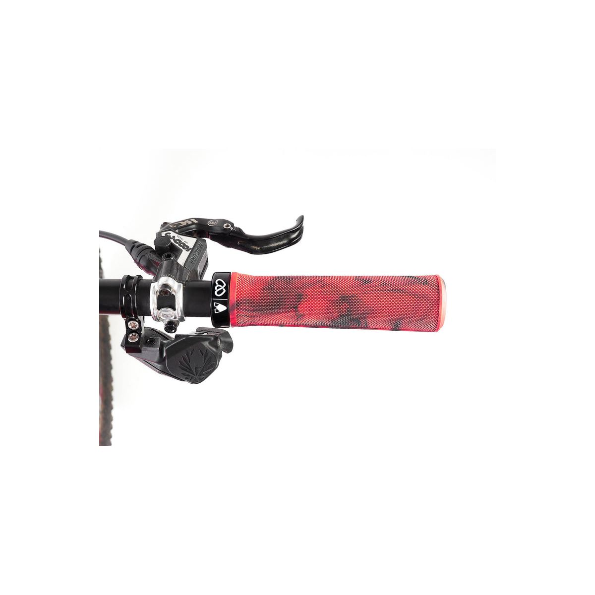 PUÑOS BERM Collar Velo Solutions Pump for Peace ROJO CAMO vista frontal | the bike village | mtb | enduro