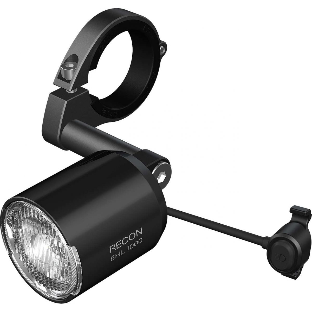 Luz delantera Giant Recon E HL 1000 lumens para conectar a la batería de la bici con motor Giant, Yamaha, Bosch y Shimano