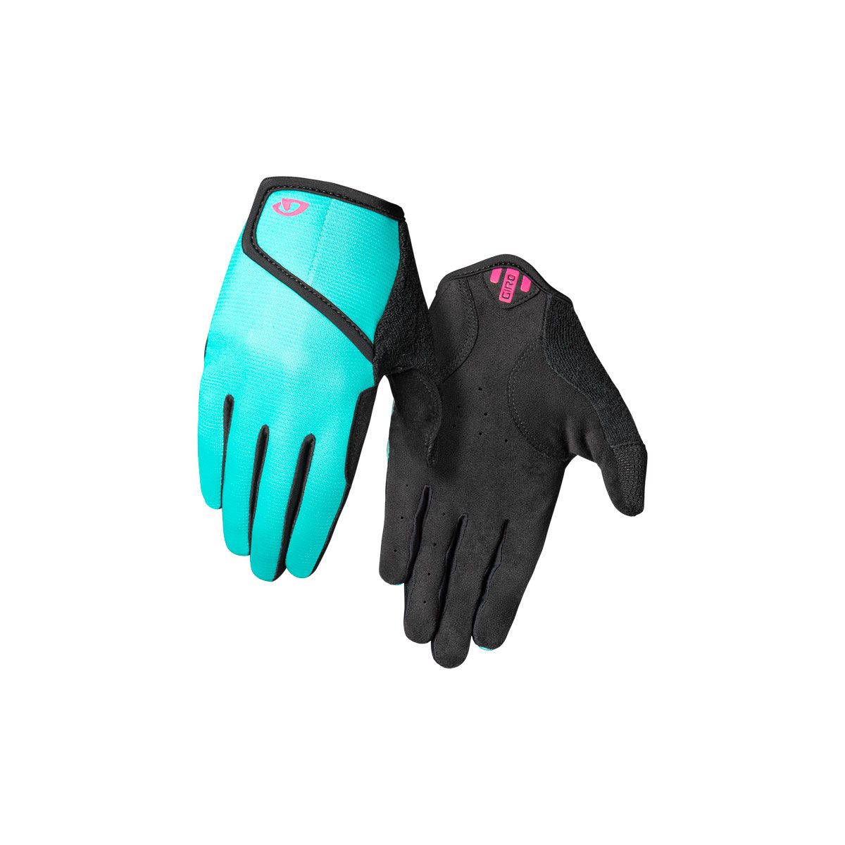 Guantes largos de bici para niño o niña en color turquesa | Guantes largos de niño Giro DND JR II