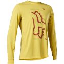 Camiseta manga larga Fox Ranger Drirelease color amarillo