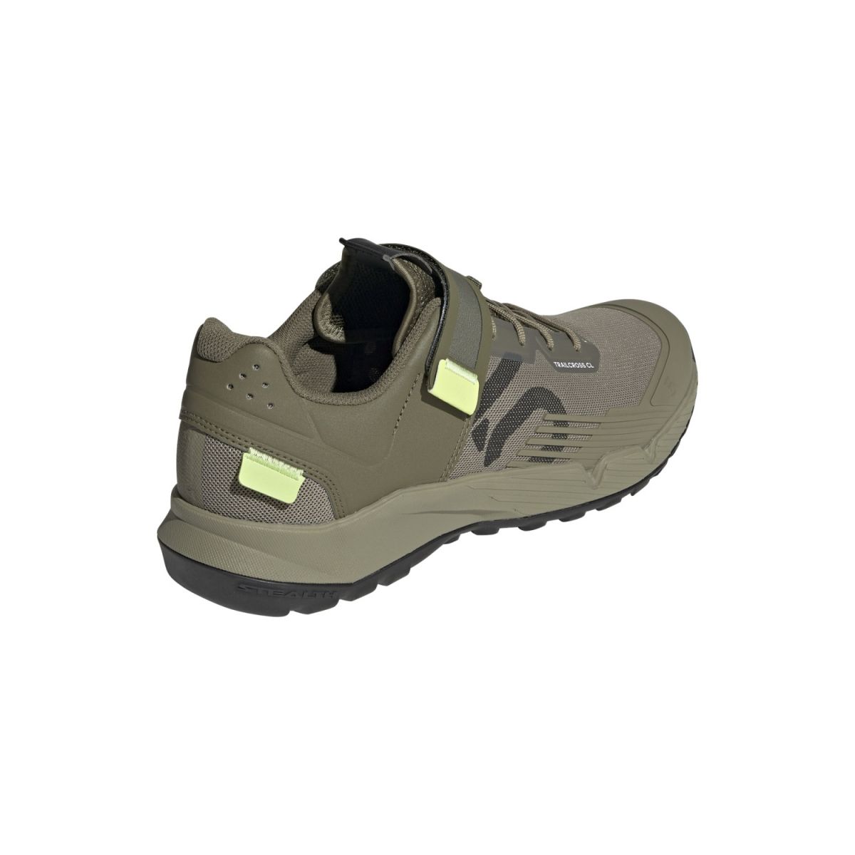 parte trasera Zapatillas mtb enduro pedal automático para calas Five Ten Trailcross Clip-in verde | adidas