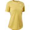 Camiseta manga corta Fox Ranger Calibrated mujer amarillo