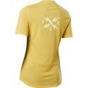 Camiseta manga corta Fox Ranger Calibrated mujer amarillo