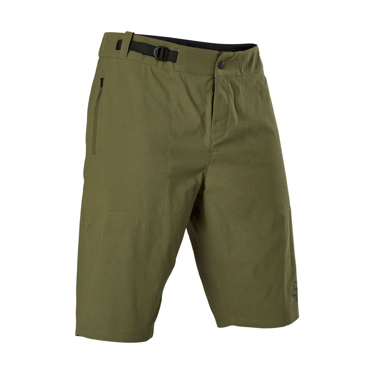 Pantalón corto Enduro MTB Fox Ranger con badana color verde
