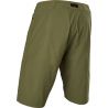 Pantalón corto Enduro MTB Fox Ranger con badana color verde