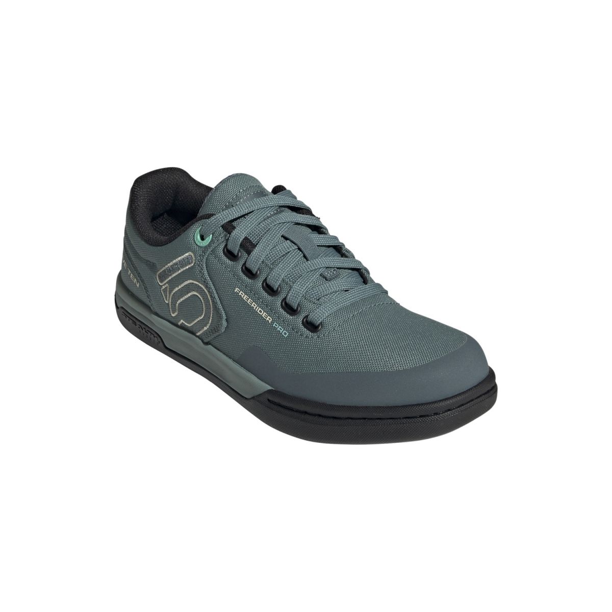 Zapatillas de bicicleta para mujer para pedal de plataforma Five Ten Freerider Pro Canvas | mtb | verde | negro | GZ4653