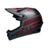 Casco integral para enduro y descenso Bell Transfer en color gris/rojo