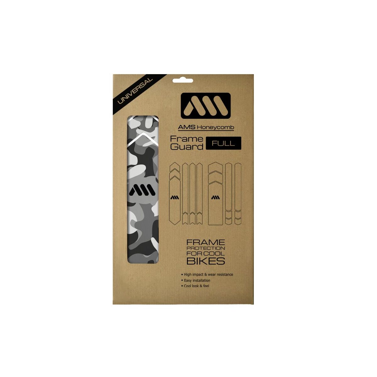 Protector de cuadro AMS FULL Camo packaging