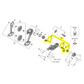 kit del Estabilizador Shadow plus del cambio Shimano RD-M6100, M7100, M8100, M9100 Y3FA98100
