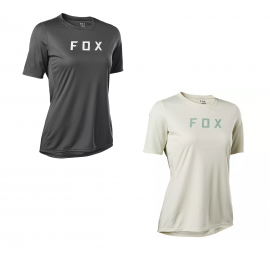 Camiseta de manga corta Fox Ranger Moth mujer color negro y blanco