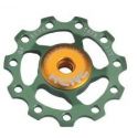 KCNC Jockey Wheel rulina de cambio aluminio verde