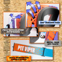 características de Máscaras Pit Viper Brapstrap Terremoto lente transparente para descenso, enduro o Motocross