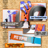 características de Máscaras Pit Viper Brapstrap Terremoto lente transparente para descenso, enduro o Motocross