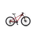 Bicicleta Monty KX7 Disc MTB (7-9 años) 24" Junior. CON MARCHAS Y FRENO DE DISCO COLOR ROJO