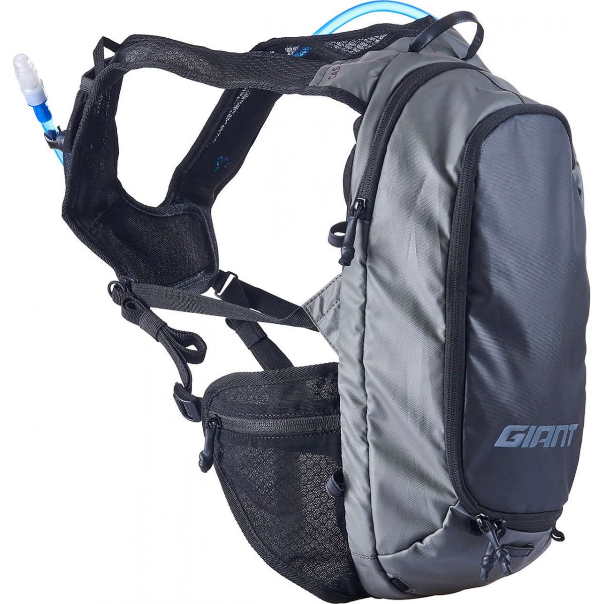 lateral de la Mochila de hidratación de bicicleta mtb Giant Cascade 12 litros / bolsa 3 litros | VH4600005 color gris