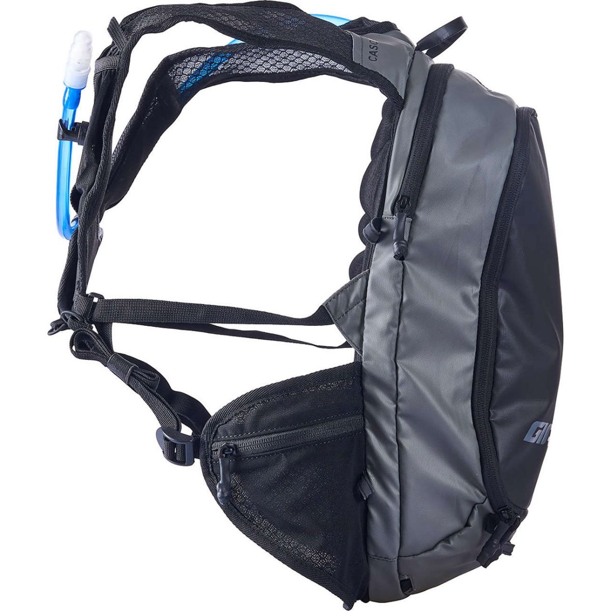 lateral derecho de Mochila de hidratación de bicicleta mtb Giant Cascade 12 litros / bolsa 3 litros | VH4600005 color gris