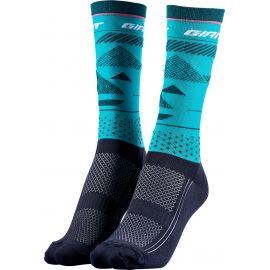 Calcetines altos de ciclismo de carretera y mtb Giant Cobalt Azul/naranja TM8200054 / TM8200053