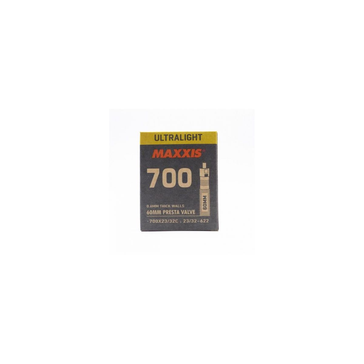 Cámata Maxxis  Ultralight 700x23/32C (60mm)