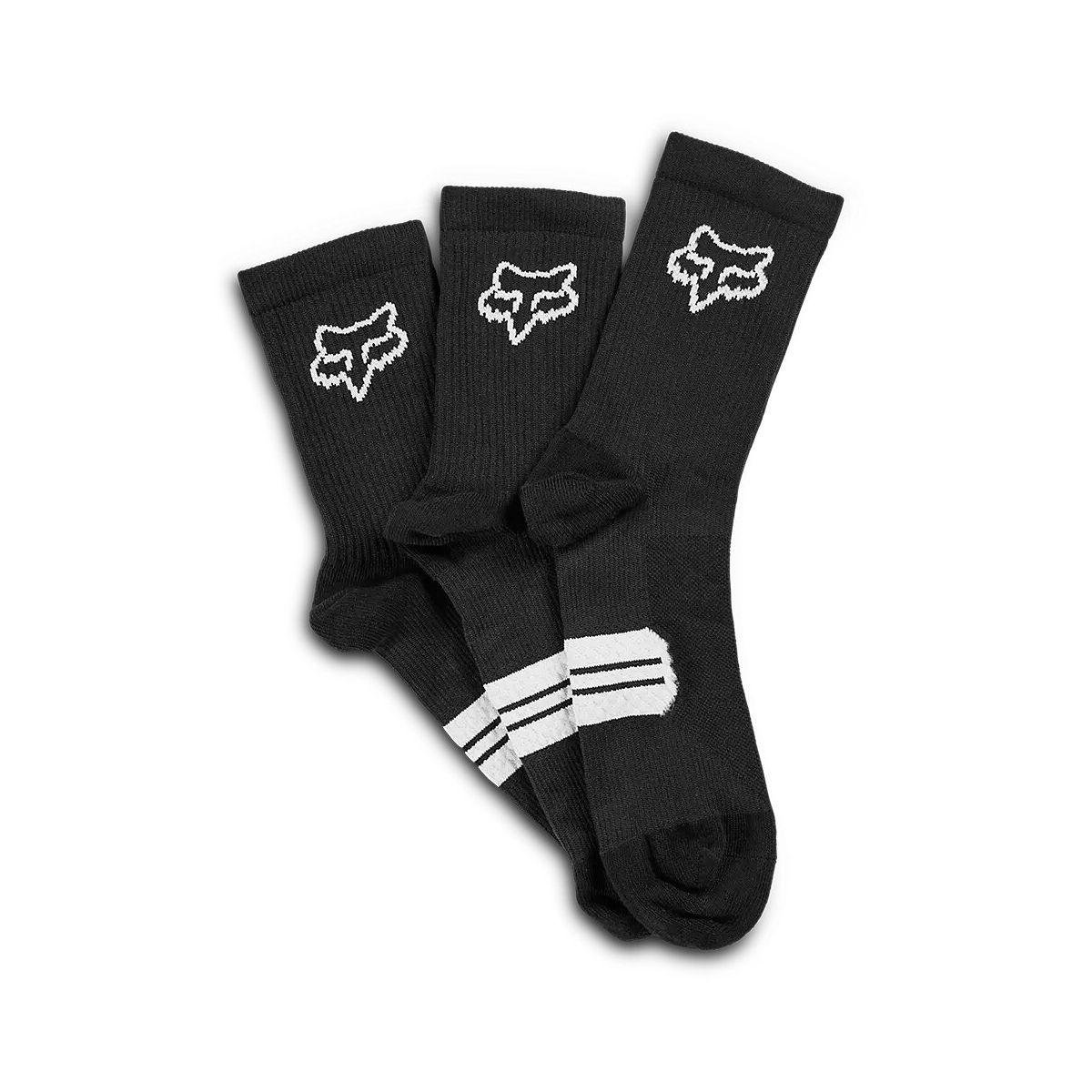 Pack 3 calcetines Fox Ranger 6" negro | -Ropa de bici Fox