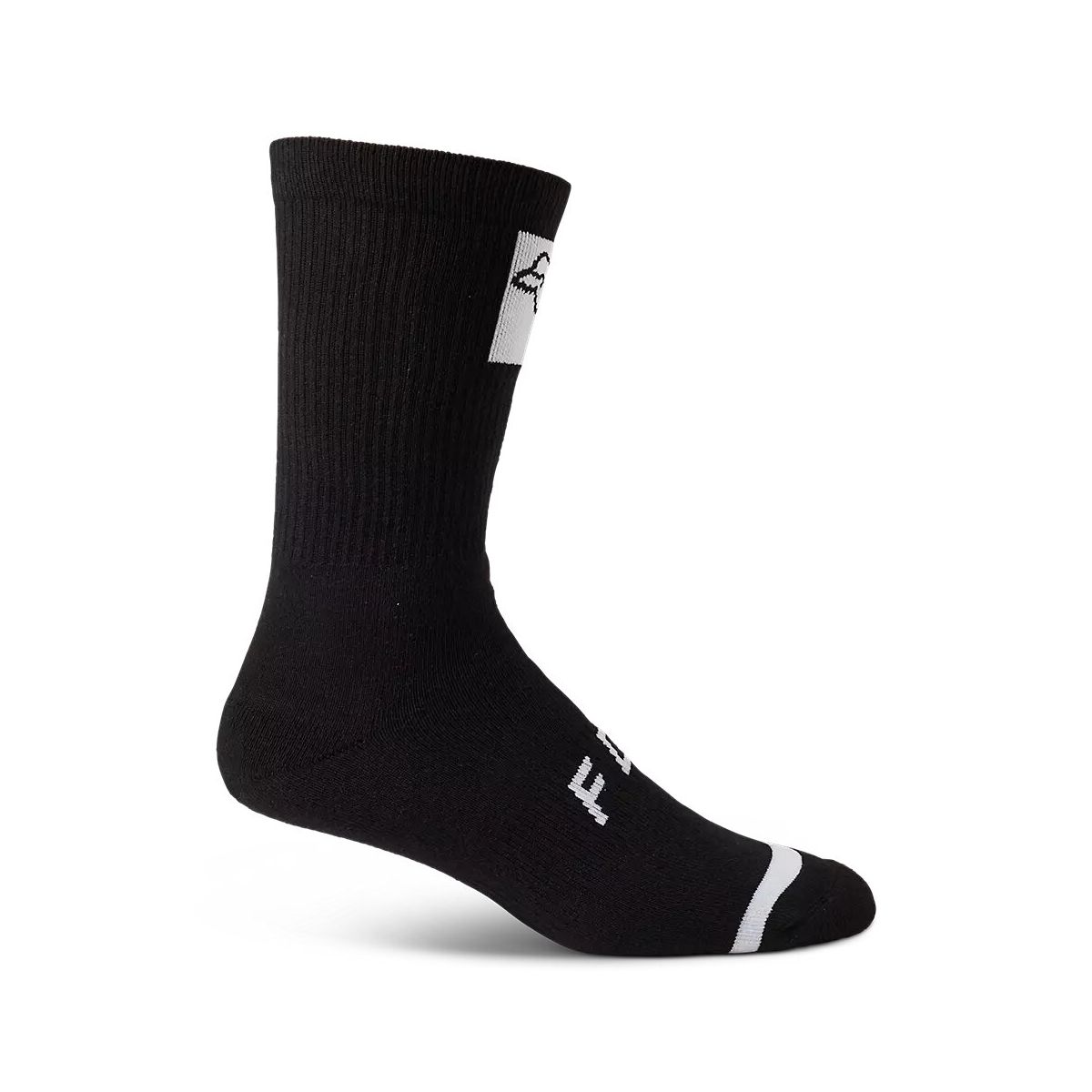Calcetines Fox Defend Crew 8" color negro