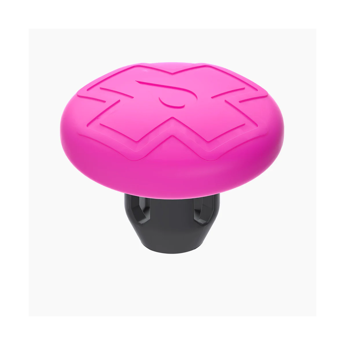 Kit Soporte y valvula porta AirTag de Muc-Off vista primer plano cubierta silicona