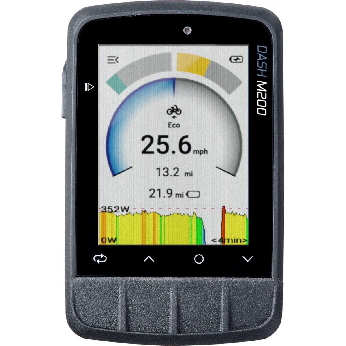 GPS de bicicleta de mtb y carretera Giant Ride Dash M200 para seguir rutas o entrenos. Más barato que garmin