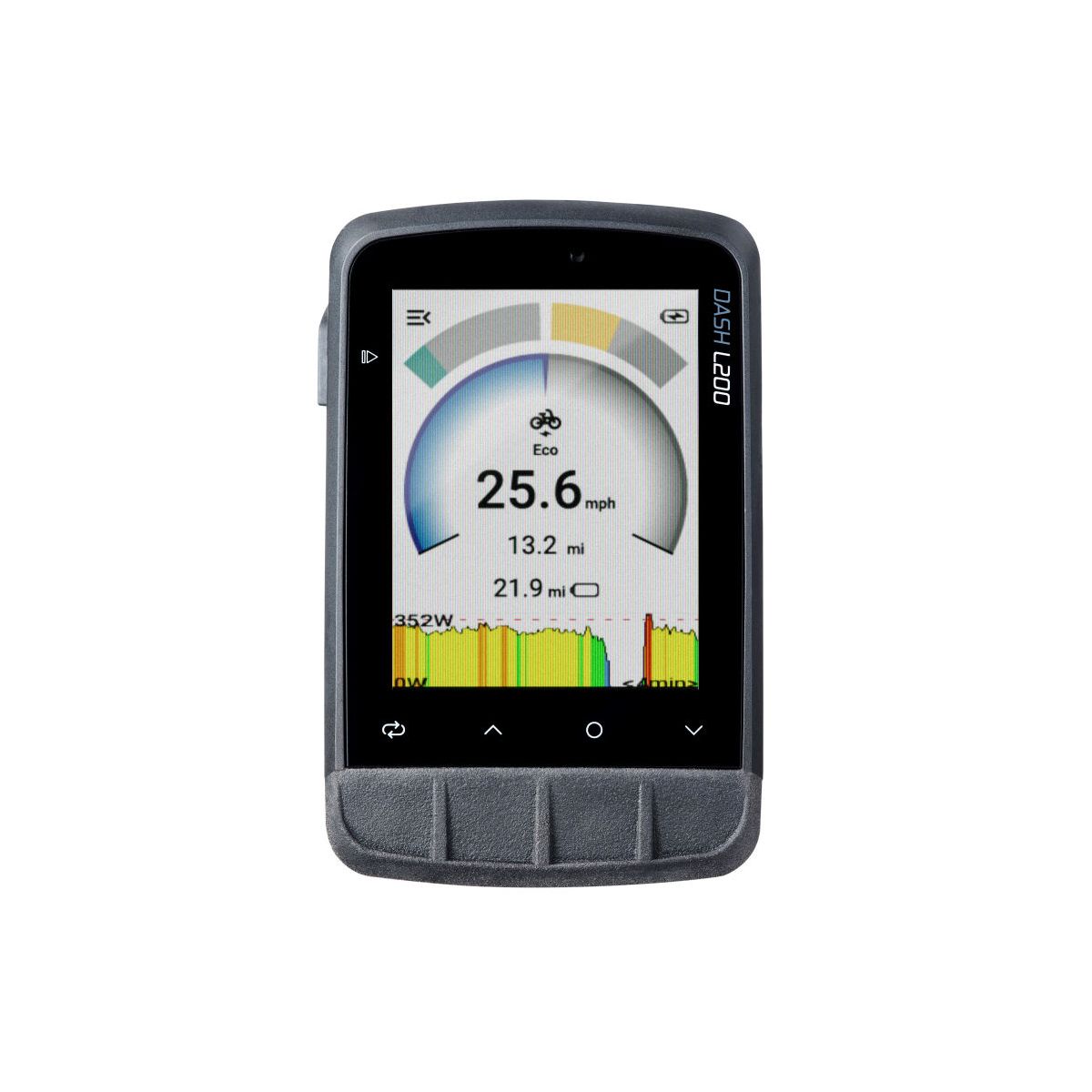 GPS Giant Ride Dash L200 con pantalla extra grande para seguir rutas de bicicleta