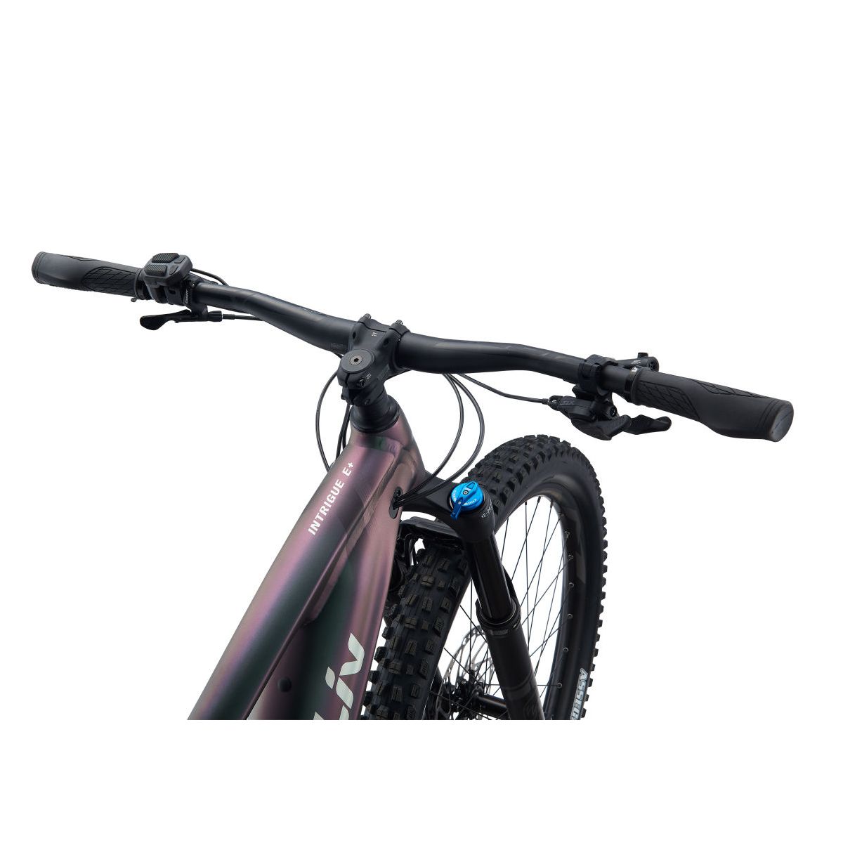 Bicicleta eléctrica Liv Intrigue X E+ 2 625Wh mujer 2022 | barcelona | ebike chica | manillar | display