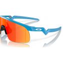 Gafas de sol para bicicleta de montura pequeña Oakley Resistor para niños y niñas azul cielo Prizm Ruby 922904