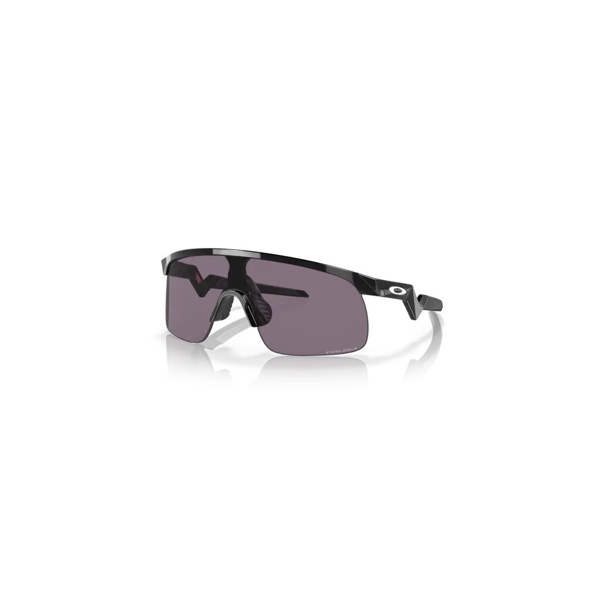 Gafas de sol para ciclismo junior Oakley Resistor para niños negro pulido Prizm gris