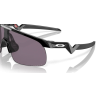 lateral de las Gafas de sol junior Oakley Resistor para niños negro pulido Prizm gris