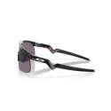 vista lateral de las Gafas Oakley Resistor para niños negro pulido Prizm gris