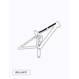 Vinilo protector cuadro bici transparente brillante | Restless Bike