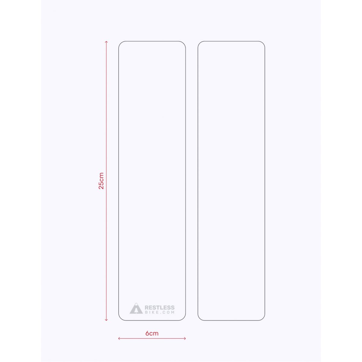 Vinilo Restless Bike para proteger la horquilla de la bici