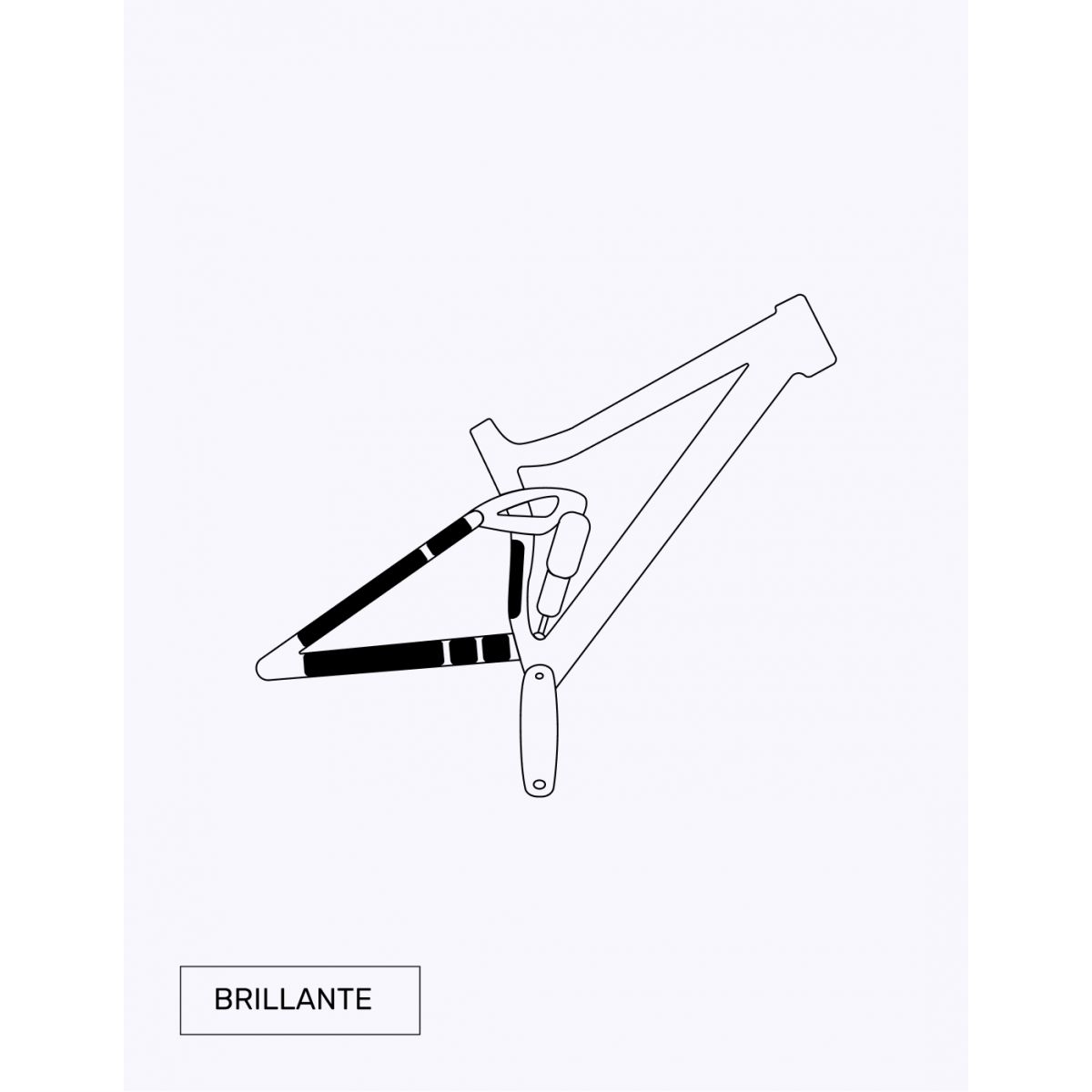 Vinilo Restless Bike para proteger las vainas de la bicicleta