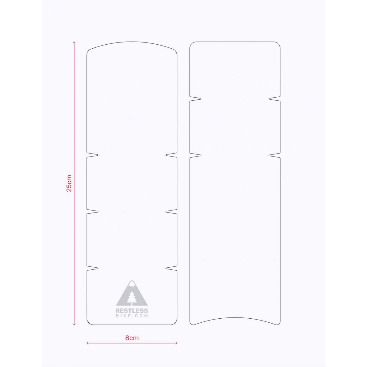 Vinilo protector Restless Bike transparente mate