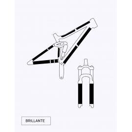 Kit para vinilar toda la bicicleta con pintura brillante